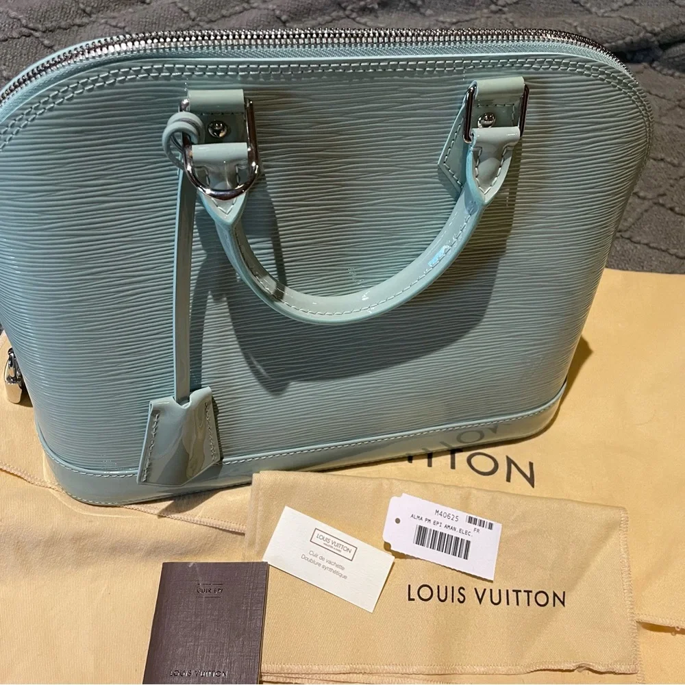 Authentic Louis Vuitton Alma PM Electric EPI Amand - Picture 1 of 11